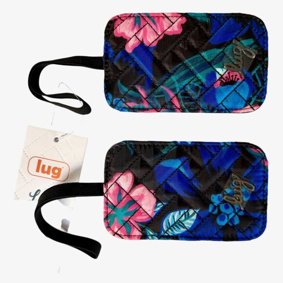 Lug Baggage Claim Luggage Tag 2pc Set - Resort Black - BNWT - Picture 1 of 6